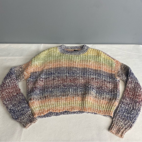 Multicolor Knit Women's Sweater - Picture 3 of 13